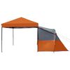 vidaXL Camping Tent Set Folding 2 pcs Orange Taffeta and Fabric