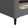 vidaXL Day Bed without Mattress Dark Grey 90x190 cm Single Fabric