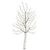 vidaXL LED Wall Christmas Tree 150 cm 140 LEDs Warm White Steel Black