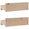 vidaXL Bed Frame without Mattress with Drawers 150x200 cm King Size Solid Wood Pine