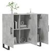 vidaXL Sideboard Concrete Grey 90x34x80 cm Engineered Wood