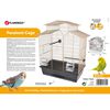 FLAMINGO Parakeet Cage Numfor 1 51x30x60 cm Metallic Taupe