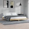 vidaXL Bed Frame without Mattress Sonoma Oak 180x200 cm Super King Engineered Wood