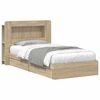 vidaXL Bed Frame with Storage Sonoma Oak 90 x 190 cm Engineered Wood