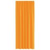 vidaXL Voile Curtains with Rod Pockets 2 pcs Orange