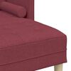 vidaXL Sofa Set 2 pcs Wine red 173 x 131 x 67 cm Fabric