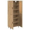 vidaXL Highboard 2 pcs Artisan Oak Engineered Wood