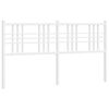 vidaXL Metal Replace Headboard White 160cm