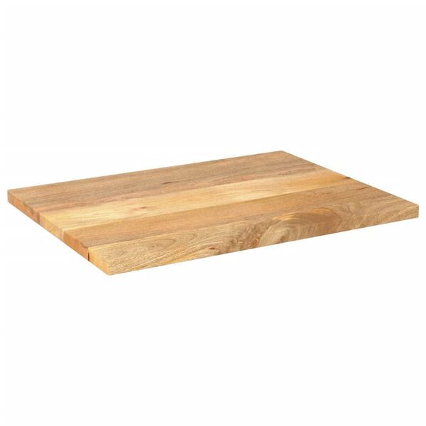 vidaXL Table Top 80x50x2.5 cm Rectangular Solid Wood Mango