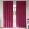 vidaXL Blackout Curtains with Rings 2 pcs Wine Red 245 x 140 cm