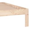 vidaXL Bed Frame without Mattress Solid Wood 150x200cm King Size