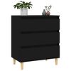 vidaXL Sideboard Black 60x35x70 cm Engineered Wood