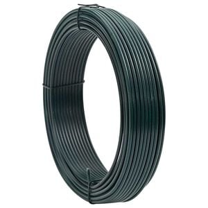 vidaXL Fence Binding Wire Green 33 m Steel