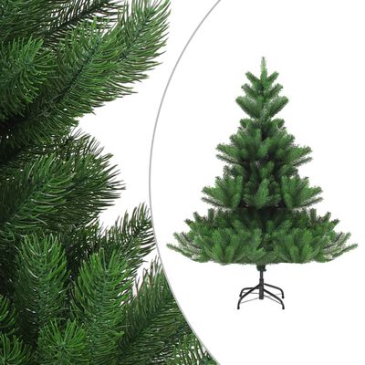 vidaXL Nordmann Fir Artificial Pre-lit Christmas Tree Green 210 cm