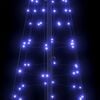 vidaXL LED Christmas Tree with Ground Spikes Blue 250 cm Iron