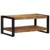 vidaXL Coffee Table 90x50x38 cm Solid Rough Wood Mango