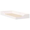 vidaXL Bed Frame White 100 x 210 cm Solid Pine Wood