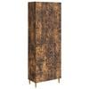 vidaXL 2 pcs Smoked Oak