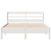 vidaXL Bed Frame without Mattress White 160x200 cm Solid Wood Pine