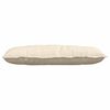 vidaXL Back Pillow Cream 100 x 50 cm Corduroy Fabric