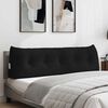 vidaXL Back Pillow Black 160 x 24 x 50 cm Fabric