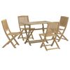 vidaXL 5 Piece Garden Dining Set Solid Wood Acacia