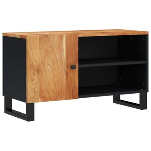 vidaXL TV Cabinet 80x33x46 cm Solid Wood Acacia&Engineered Wood