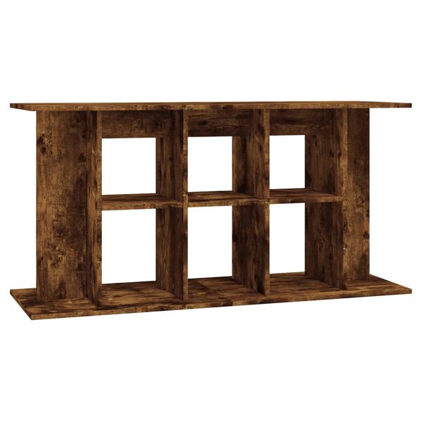 vidaXL Aquarium Stand Smoked Oak 120x40x60 cm Engineered Wood