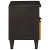 vidaXL Bedside Cabinet 2 pcs Black and Gold 40 x 33 x 46 cm