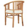 vidaXL Garden Chairs 2 pcs Brown 63 x 58 x 89 cm Solid teak wood