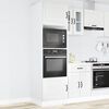 vidaXL Oven Cabinets 2 pcs Kalmar Gloss White Engineered Wood