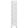 vidaXL Locker Cabinet Light Grey 38x40x180 cm Steel