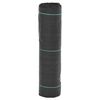 vidaXL Weed Membrane Black 0.5x100 m PP
