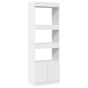 vidaXL Highboard&nbsp;White 63x33x180 cm Engineered Wood