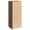 vidaXL Bookcase Brown Oak 31x24x77 cm Engineered Wood