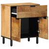 vidaXL Bedside Cabinet Brown 50x33x60 cm Solid Wood Mango
