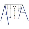 vidaXL Outdoor Swing Set with Swing, Trapeze, Ladder