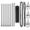 vidaXL Welded Wire Fence with Concrete Base 10 x 0.5 m Grey Mesh