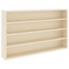 vidaXL Wall Display Case Wall-Mounted Beige 60 x 8.5 x 37 cm