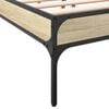 vidaXL Bed Frame without Mattress Sonoma Oak 120x200 cm
