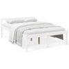 vidaXL Senior Bed without Mattress White 120x190cm Small Double