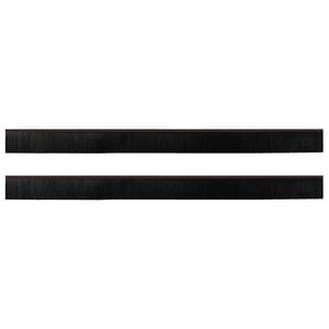 vidaXL Self-adhesive Door Brush Seals 2 pcs 100 cm Aluminium Alloy