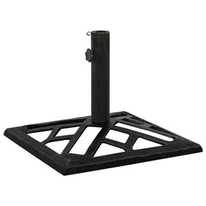 vidaXL Umbrella Base | Black | Cast Iron | Standard | Durable | Umbrella Base