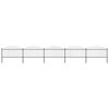 vidaXL Garden Fence with Spear Top Steel 838x150 cm Black