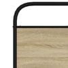 vidaXL Replace Headboard Sonoma Oak 200 cm Steel and Engineered Wood