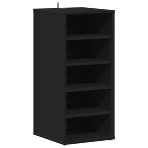vidaXL Shoe cabinets 31.5 x 35 x 70 cm Black 5 pairs of shoes