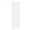 vidaXL Sliding Door ORKDAL 83 x 232 cm Solid Pine Wood White