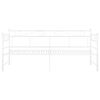 vidaXL Pull-out Sofa Bed Frame without Mattress White Metal 90x200 cm