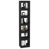 vidaXL Book Cabinet/Room Divider Black 40x30x198 cm