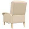 vidaXL Armchair Cream 76 x 94 x 102 cm Fabric